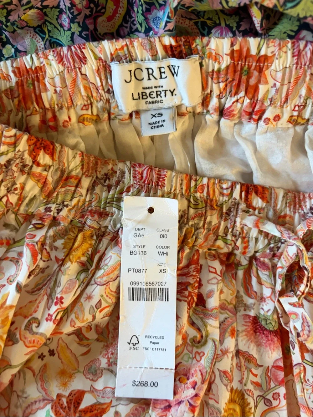 J. Crew flowy bohemian